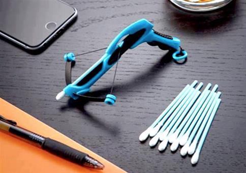 Armbrust für Wattestäbchen