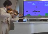 Super Mario auf der Violine