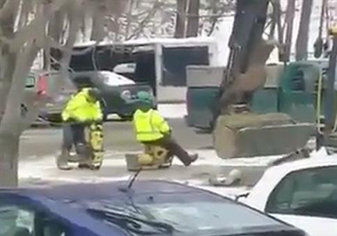 Neulich auf der Baustelle des BER