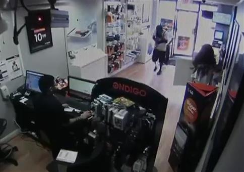 Festgesetzt beim Überfall