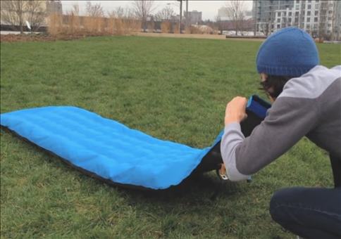 Luftmatratze: Weniger pusten