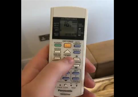 Fernbedienung für die Klimaanlage funktioniert nicht