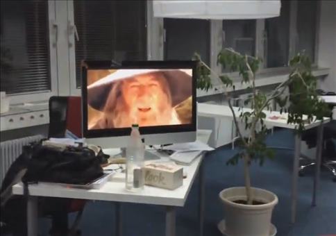 Bei Langeweile im Büro