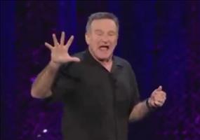 Robin Williams über Comedy in Deutschland
