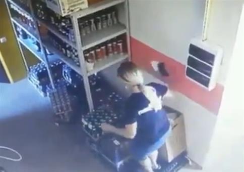 Kleiner Fail am Getränkeregal