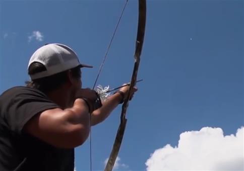 Er hat den Bogen raus