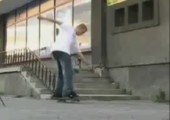 Krasser Skateboardtrick