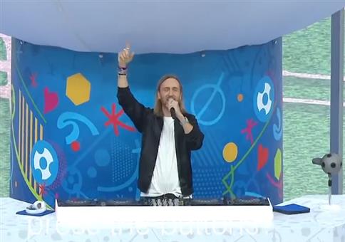 David Guetta bei der EM 2016 Eröffnugsshow