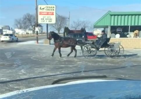 Mit der Kutsche driften