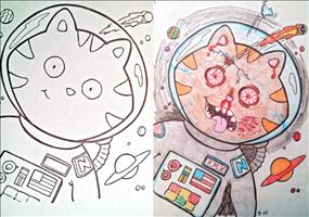 Kreativität in Malbüchern