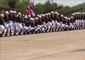 Militärparade in Thailand