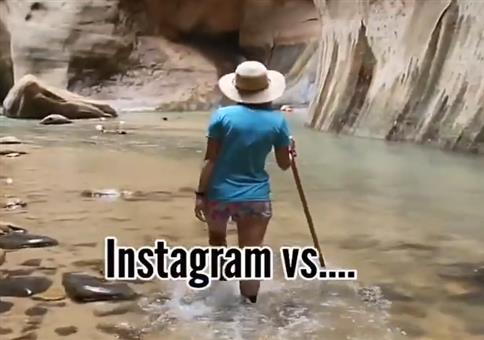 Instagram VS das reale Leben