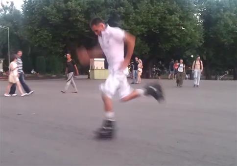 Rollerblade Wettrennen