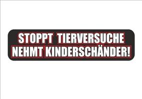 Stoppt Tierversuche nehmt Kinderschänder