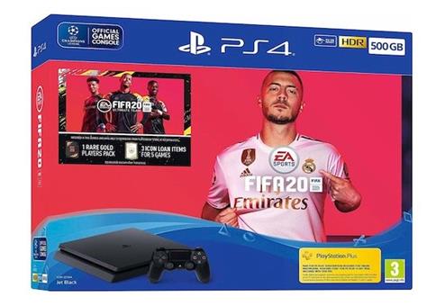 PS4 4 Slim 500GB + FIFA 20 Ultimate Team für 224,10€