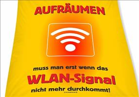 Aufräumen, wenn das WLAN-Signal nicht mehr durchkommt