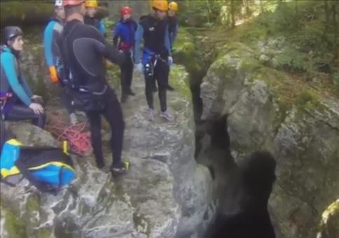 Canyoning - Ich geh dann schon mal vor