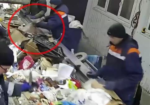 Was die Leute alles so auf den Müll werfen