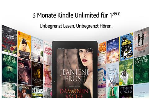 3 Monate Kindle Unlimited für schlappe 2 Euro
