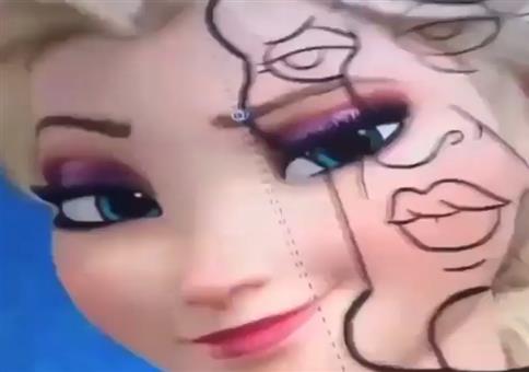 Elsa mit dem perfekten Gesicht