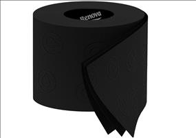 Schwarzes Toilettenpapier 