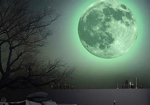 Leuchtender Mond fürs Schlafzimmer
