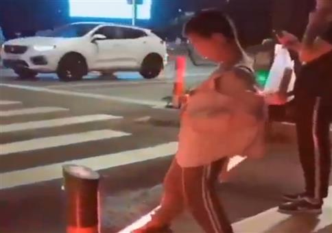 Laser Ampel in Singapur