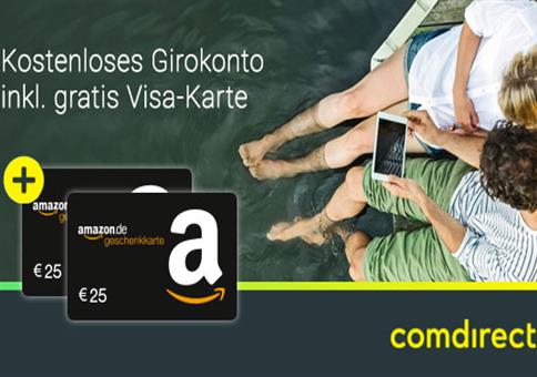 comdirect Girokonto + 150€ Prämie + 50€ Gutschein!
