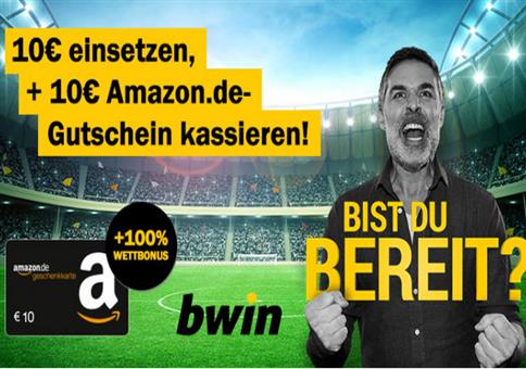 bwin: 20€ Guthaben zum Wetten kostenlos!