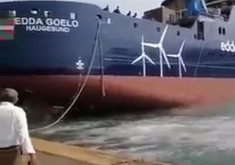 Wenn das Schiff den Pier zerreißt