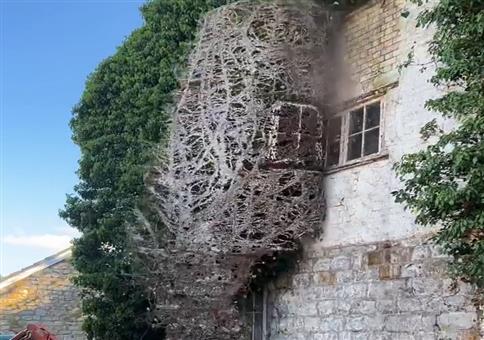 Die Hausfassade entmatten