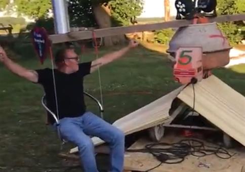 Ein privater Rummel im Garten