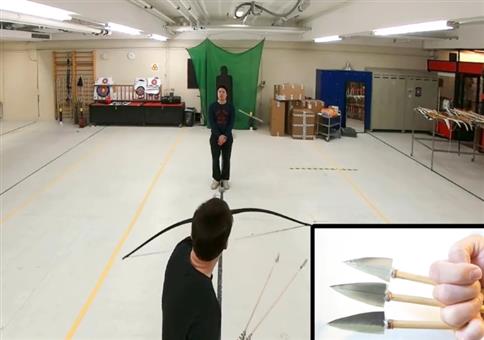 Wie man Pfeile um die Ecke schießt