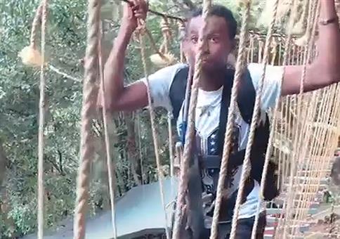 Komplette Aufgabe im Kletterwald