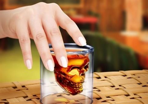 Totenkopf-Glas für 0,84€