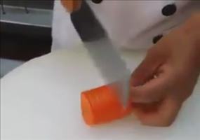 Karottennetz basteln