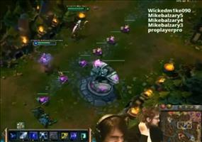 Streitgespräch sich im LOL Livestream vor 30.000 Zuschauern