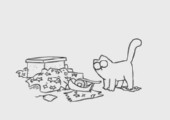 Simon's Cat in Sticky Tape