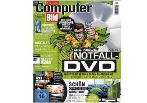Gratis! 3 Monate Computer Bild mit DVD für 0€