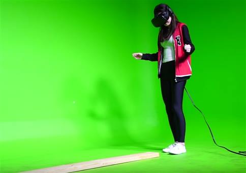 VR Plankenlauf