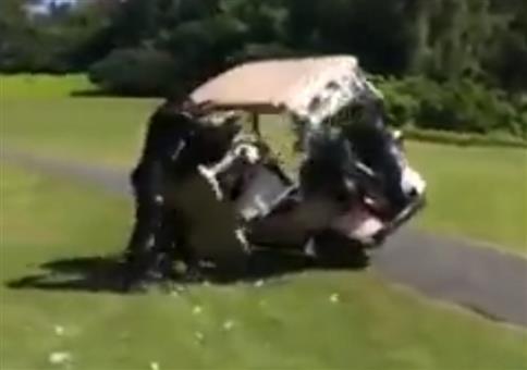 Golfcart umdrehen FAIL