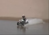 Mit dem Quad übers Wasser
