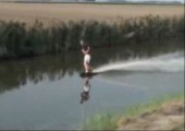 Wakeboarding mit Auto