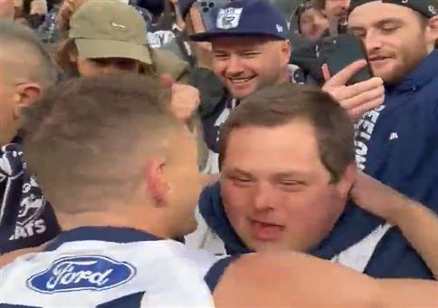 Richtig mit den Fans feiern