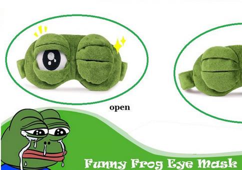 Pepe der Frosch Schlafmaske