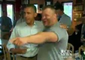 Obama auf Kuscheltour