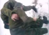 Russische Soldaten haben Spass
