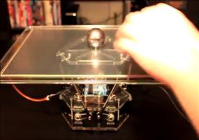 Hexapod balanciert Ball