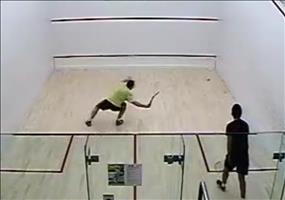 Eine kleine intensive Runde Squash