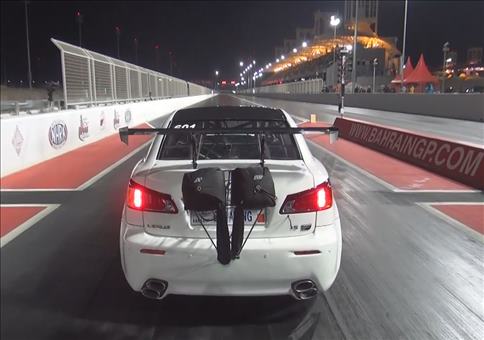 Lexus ISF Twin Turbo Crash
